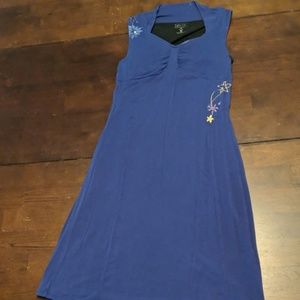 Tank dress with shelf bra